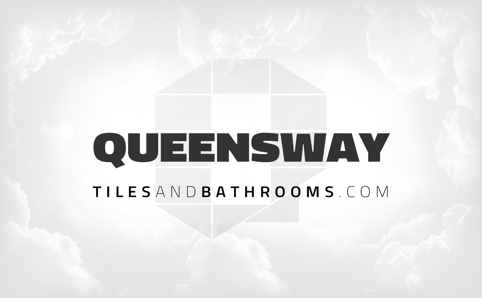 QUEENSWAY – Logo Banner Clouds 01 QUEENSWAY TILES AND BATHROOMS